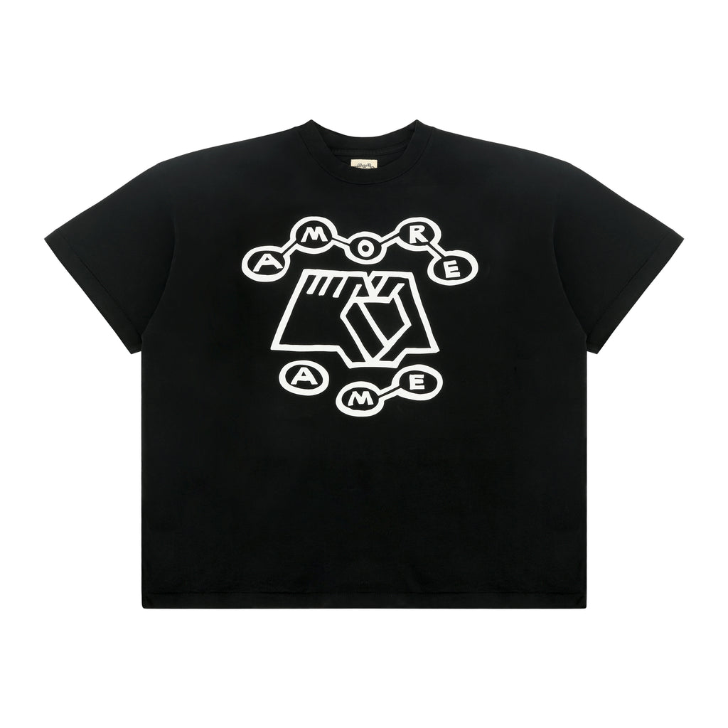 BLACK FLAGSHIP LOGO TEE